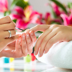 Spa manicure - lakken